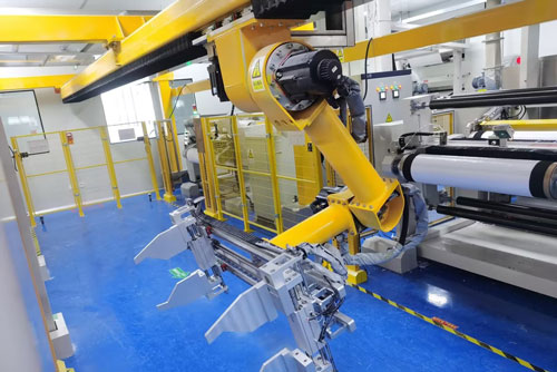 新能源隔膜行業應用--自動上下料應用